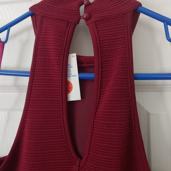 Jacquard textured bodycon mini dress - Picture 5 of 8